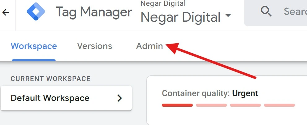 خروجی گرفتن از بخشی از Container در گوگل تگ منیجر